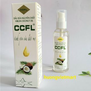 Dầu dừa nguyên chất Bến Tre dưỡng ẩm da 100ml, ủ tóc, tẩy trang, dầu dừa truyền thống, chính gốc Bến Tre