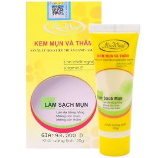 Kem mụn và thâm tinh chất nghệ Miss White