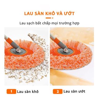 Chổi Lau Trần Nhà, Cây Quét Trần Nhà Hình Hoa Hướng Dương Đa Năng