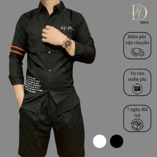 ÁO SƠ MI NAM TAY DÀI IN HỌA TIẾT