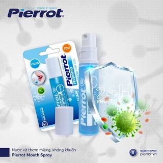 Nước xịt thơm miệng diệt khuẩn Pierrot Tây Ban Nha 10ml