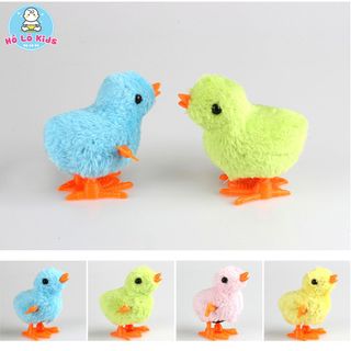Đồ chơi gà con vặn cót bằng bông chạy lon ton đáng yêu cho bé Hồ Lô Kids