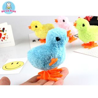 Đồ chơi gà con vặn cót bằng bông chạy lon ton đáng yêu cho bé Hồ Lô Kids