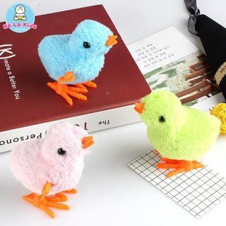 Đồ chơi gà con vặn cót bằng bông chạy lon ton đáng yêu cho bé Hồ Lô Kids
