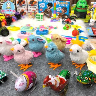 Đồ chơi gà con vặn cót bằng bông chạy lon ton đáng yêu cho bé Hồ Lô Kids
