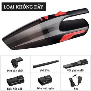 Máy hút bụi cầm tay mini có dây - không dây thiết kế mới cực đẹp, hàng cao cấp, lực hút khỏe, tính cơ động rất cao