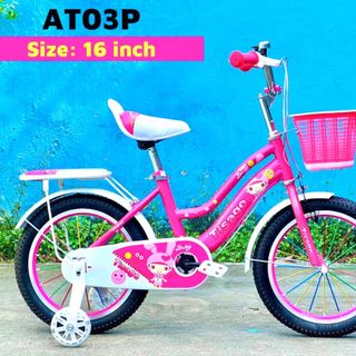 XE ĐẠP TRẺ EM size 16 inch cho bé 4-6 tuổi - AT03P