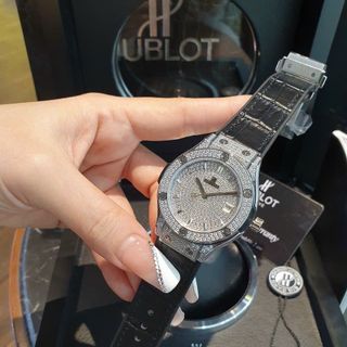 ĐỒNG HỒ CẶP CAO CẤP HU.BLOT FULL HỘT SILVER