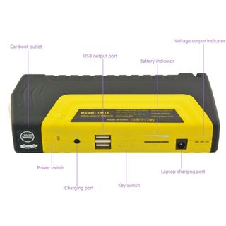 Bộ kích điện, kích sạc đề nổ bình ắc quy 12V cứu hộ ô tô, xe máy công suất lớn kiêm sạc dự phòng High Power TM15