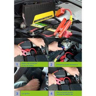 Bộ kích điện, kích sạc đề nổ bình ắc quy 12V cứu hộ ô tô, xe máy công suất lớn kiêm sạc dự phòng High Power TM15
