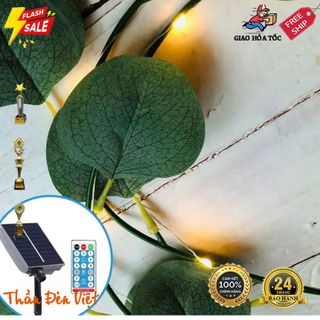 Đèn dây nháy năng lượng mặt trời trang trí sân vườn