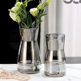 BÌNH HOA THỦY TINH 20cm MẠ ION 3 MÀU ĐƠN GIẢN giá sỉ-giá bán buôn