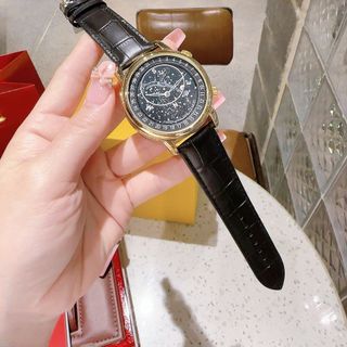 ĐỒNG HỒ NAM TRUNG CẤP PA.TEK SKY MOON DA VIỀN VÀNG
