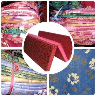 Áo bọc nệm gấp 3 có khóa kéo