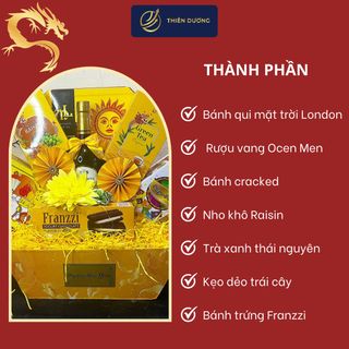 Set quà tết 7 món dạng thuyền, mẫu sang trọng 3 màu đa dạng