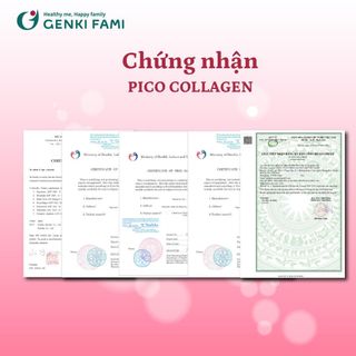 Collagen Nhật Bản Giúp Đẹp Da, Ngăn Ngừa Lão Hóa Sạm Nám Hỗ Trợ Tóc Nhanh Mọc Chắc Khỏe, Cân Bằng Nội Tiết Nữ Genki Fami