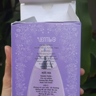 Nước hoa Ventilo Lady Parfum tím hương hoa ngọt nhẹ dịu lưu hương lâu 90ml giá sỉ