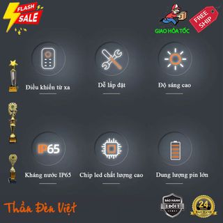 Đèn pha năng lượng mặt trời Thái Lan 240W chống nước