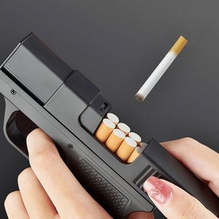 BẬT LỬA KHÈ - HỘP THUỐC FOCUS 2IN1 HÌNH SÚNG (ĐỂ ĐƯỢC 10 ĐIẾU THUỐC) - XÀI GAS