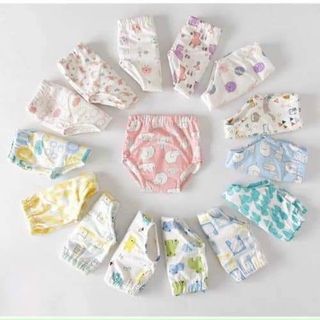 Bỉm Vải/Quần bỏ bỉm Babykids Hoạ Tiết Cotton cho bé trai bé gái hàng VN sản xuất