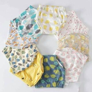 Bỉm Vải/Quần bỏ bỉm Babykids Hoạ Tiết Cotton cho bé trai bé gái hàng VN sản xuất