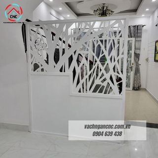 30+ Mẫu Vách Ngăn Cầu Thang Đẹp Trang Trí Phòng Khách Cực Hot