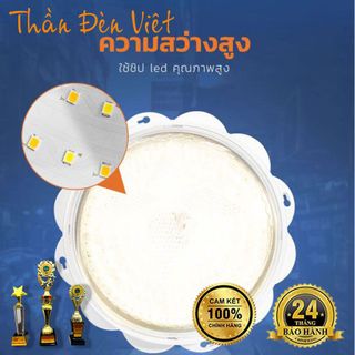 Đèn ốp trần năng lượng mặt Thái Lan 280w có 3 màu ánh sáng