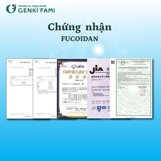 Fucoidan Okinawa Tăng Đề Kháng Miễn Dịch, Hạn Chế Oxy Hóa, Hỗ Trợ Phòng Ngừa Ung Bướu Genki Fami Nhật Bản