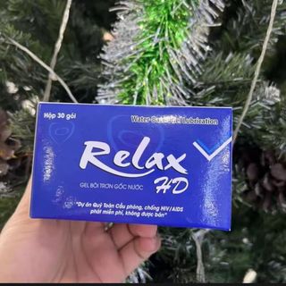 Gel bôi trơn Relax mát lạnh tiệt trùng gốc nước dành cho nam và nữ