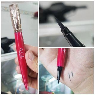 Bút kẻ mắt nước chống trôi lem AGC Crown eyeliner đầu cọ siêu mãnh