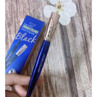 Bút kẻ mắt nước chống trôi lem AGC Crown eyeliner đầu cọ siêu mãnh