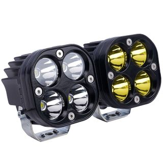 Đèn pha 4 bóng led siêu sáng 40W cho xe máy ô tô giá sỉ