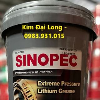 Mỡ Sinopec Lithium EP 0 - 17Kg giá sỉ