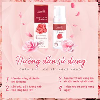 Dung Dịch Vệ Sinh Phụ Nữ Dạng Bọt Tuyết SATOMIA 120ml, Chiết Xuất Thiên Nhiên, Kháng Khuẩn, Nấm Ngứa, Hương Nước Hoa Cao Cấp Quyến Rũ
