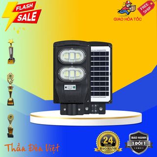 Đèn đường năng lượng mặt trời liền thể Thái Lan 120W cảm biến thông minh