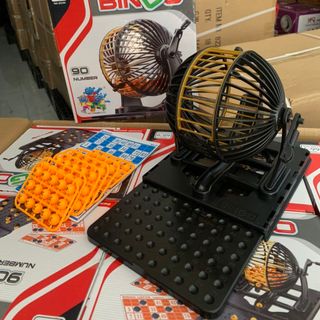 Bộ Đồ Chơi Lô Tô BINGO 90 Số LOẠI TỐT Đủ Mẫu Khách Chọn - Lồng Quay Loto Xổ Số - Đồ Chơi Trẻ Em
