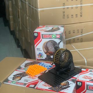 Bộ Đồ Chơi Lô Tô BINGO 90 Số LOẠI TỐT Đủ Mẫu Khách Chọn - Lồng Quay Loto Xổ Số - Đồ Chơi Trẻ Em