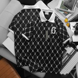 Áo thun nam polo chất cotton, áo phông nam cao cấp, chất liệu cotton 4 chiều xịn mịn mát. Logo In Phồng nổi sắc nét - size từ 55kg - 85kg