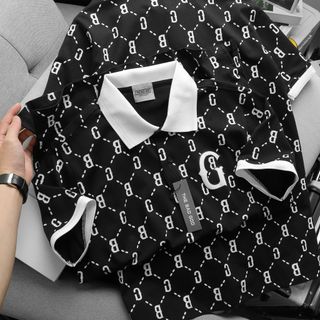 Áo thun nam polo chất cotton, áo phông nam cao cấp, chất liệu cotton 4 chiều xịn mịn mát. Logo In Phồng nổi sắc nét - size từ 55kg - 85kg