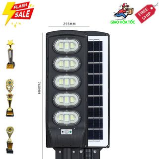 Đèn đường liền thể năng lượng mặt trời Thái Lan 300W công nghệ led mới