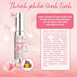 Kem làm hồng nhũ hoa và vùng kín SATOMIA Pinky 18 Làm hồng cô bé Hiệu Quả, Tác Dụng Nhanh An Toàn Lành Tính 10ml