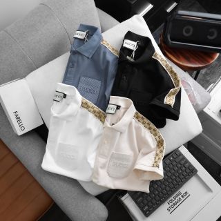 Áo thun polo nam chất cotton, áo phông nam cao cấp, chất xuất dư 100% cotton, đường may tỉ mỉ chuẩn xuất khẩu. Logo thêu - size từ 55kg - 85kg