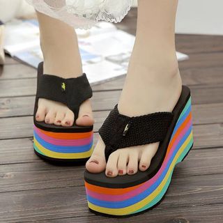 DÉP KẸP XUỒNG CẦU VỒNG HÀNG NHẬP LOẠI CAO CẤP