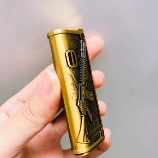 BẬT LỬA KHÈ KIM LOẠI HÌNH SÚNG AK - XÀI GAS