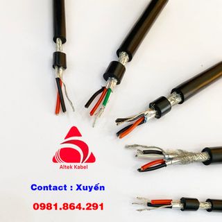 Cáp điện tín hiệu chống nhiễu 2pair 22AWG chính hãng Altek Kabel