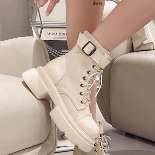 GIÀY BOOT NỮ MARTIN QCCC PHONG CÁCH CỔ ĐIỂN ĐẾ 6CM KIXI PP552 - PIPI STORE