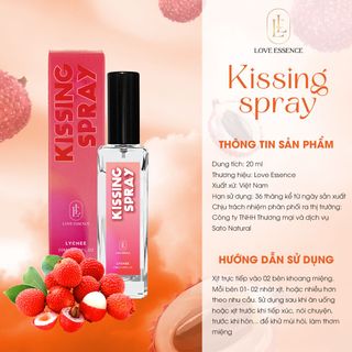 Xịt hôn môi hương quyến rũ và đam mê - Kissing Spray LOVE ESSENCE 5 Hương Trái Cây Kẹo Ngọt The Mát Độc Đáo Chai 20ml giá sỉ