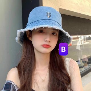 Nón bucket thêu đinh ba CQ
