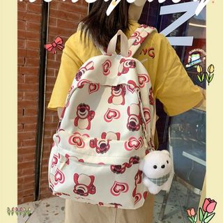 BALO ULZZANG GẤU DÂU CHỐNG NƯỚC THỜI TRANG HÀN QUỐC WH267 - WINNIE HOUSE
