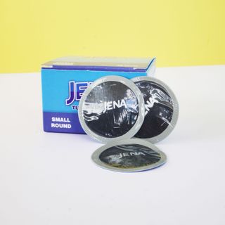 Miếng vá lốp xe máy, ô tô, miếng vá vỏ không săm JENA Small Round JN-11 43mm (40 miếng/hộp)